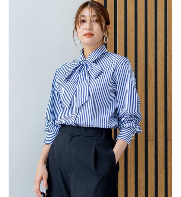 組曲「【ボウタイ付き】メッセージシャーティング シャツ」|シャツ・ブラウス|