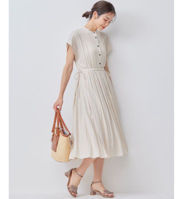 組曲「ギャザーライトデシン ワンピース」|ワンピース|