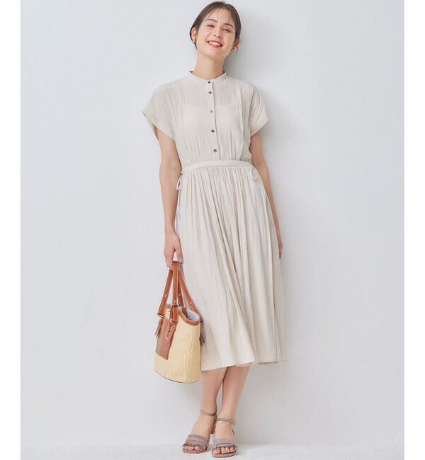 組曲「ギャザーライトデシン ワンピース」|ワンピース|