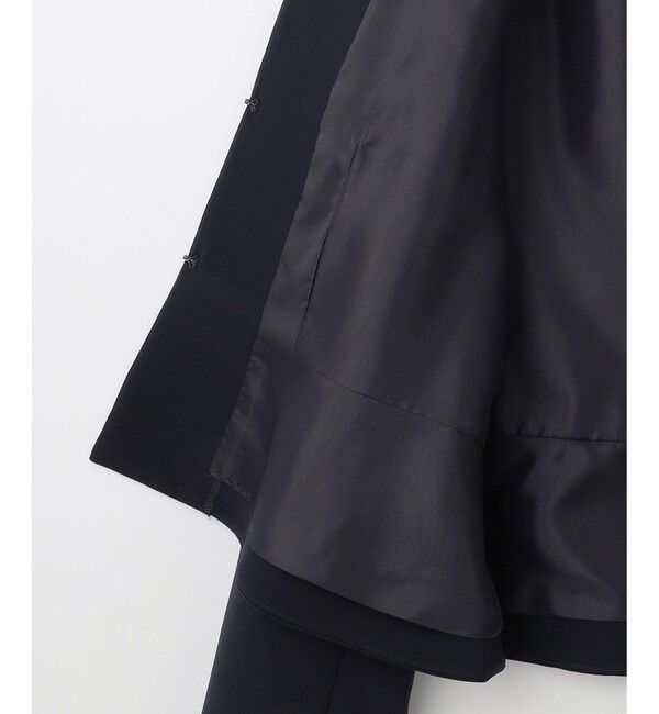 組曲「【WEB限定・KUMIKYOKU NAVY】コンフォータブルドレープ ノーカラージャケット」|ノーカラージャケット|