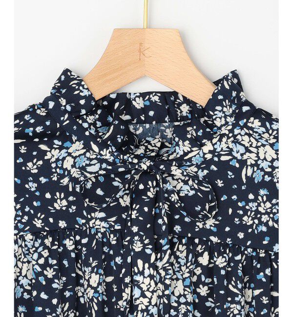 組曲「モザイクフラワープリント ブラウス」|シャツ・ブラウス|