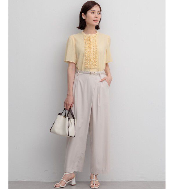 組曲「スムースクロス ラップ見えワイドパンツ」|その他|