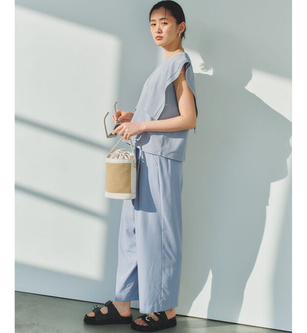 組曲「スムースクロス ラップ見えワイドパンツ」|その他|