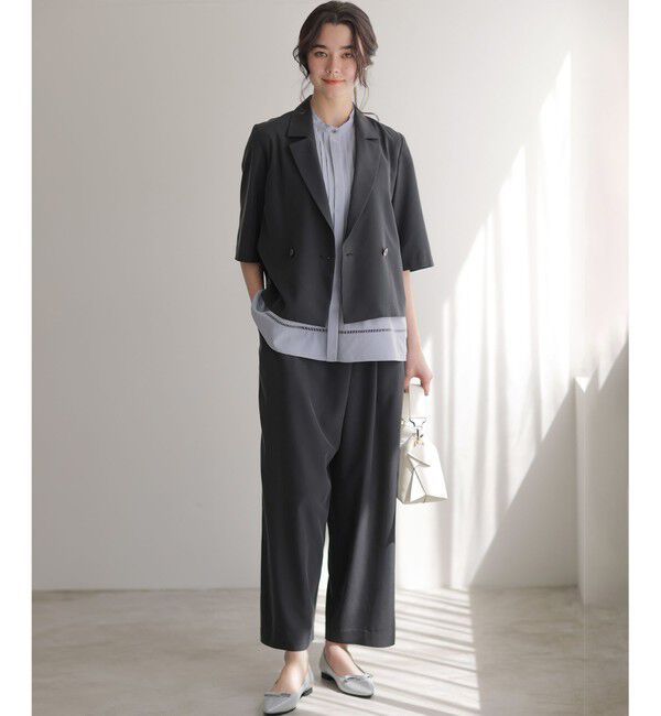 組曲「スムースクロス ラップ見えワイドパンツ」|その他|