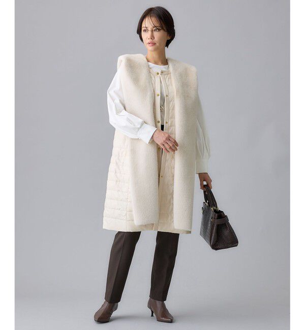 自由区「【撥水加工・洗える】TRギャバ裏起毛テーパード パンツ」|その他|