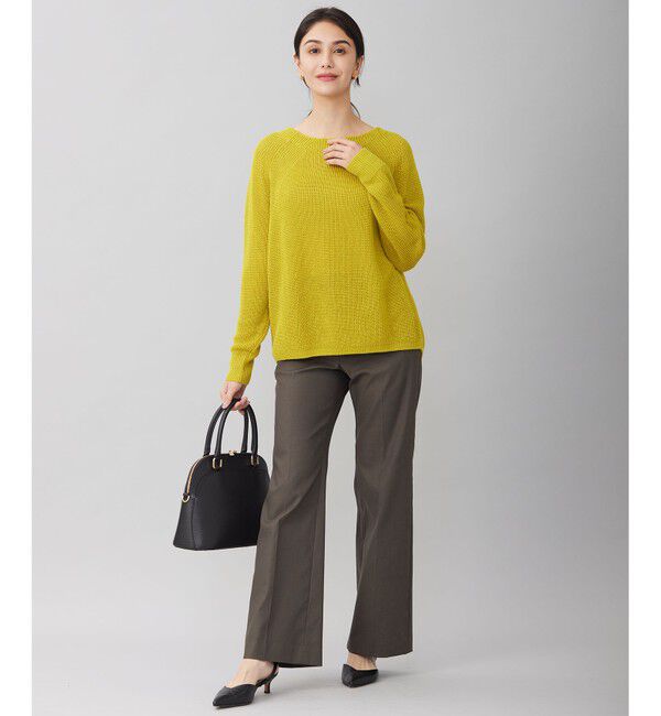 自由区「【接触冷感・UVカット・吸水速乾・洗える】シェルタリングオックスストレート パンツ」|その他|