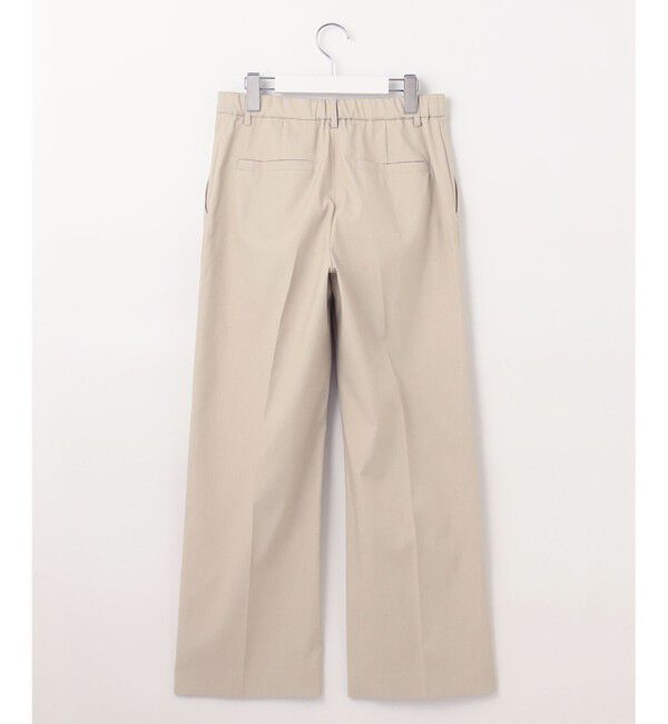 自由区「【接触冷感・UVカット・吸水速乾・洗える】シェルタリングオックスストレート パンツ」|その他|