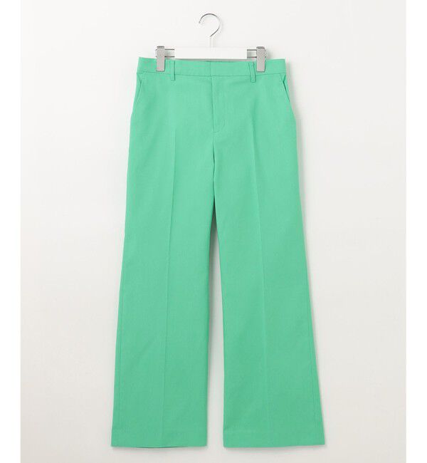 自由区「【接触冷感・UVカット・吸水速乾・洗える】シェルタリングオックスストレート パンツ」|その他|