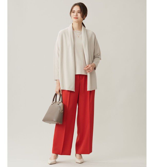 自由区「【洗える】ツイステッドダブルクロスワイドストレート パンツ」|その他|