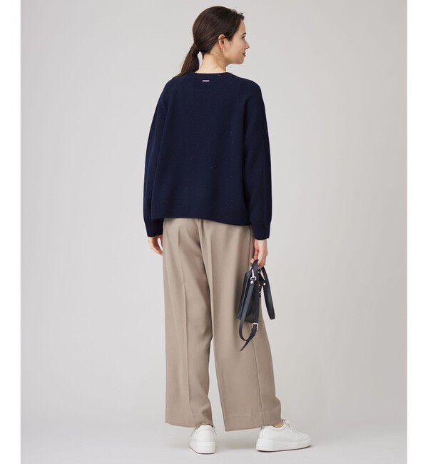 自由区「【洗える】ツイステッドダブルクロスワイドストレート パンツ」|その他|