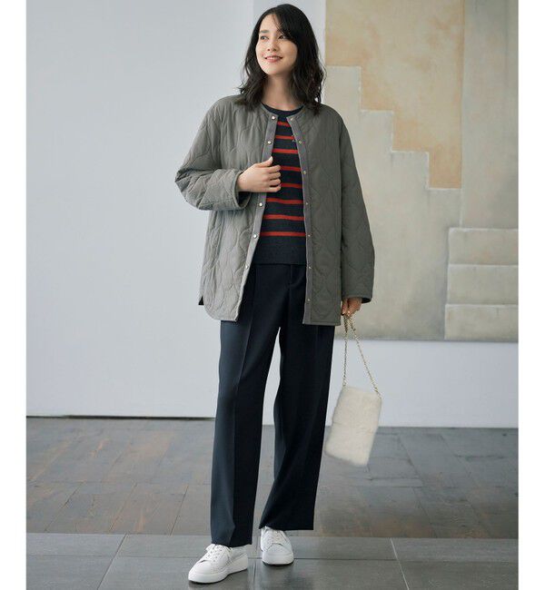 自由区「【洗える】ツイステッドダブルクロスワイドストレート パンツ」|その他|