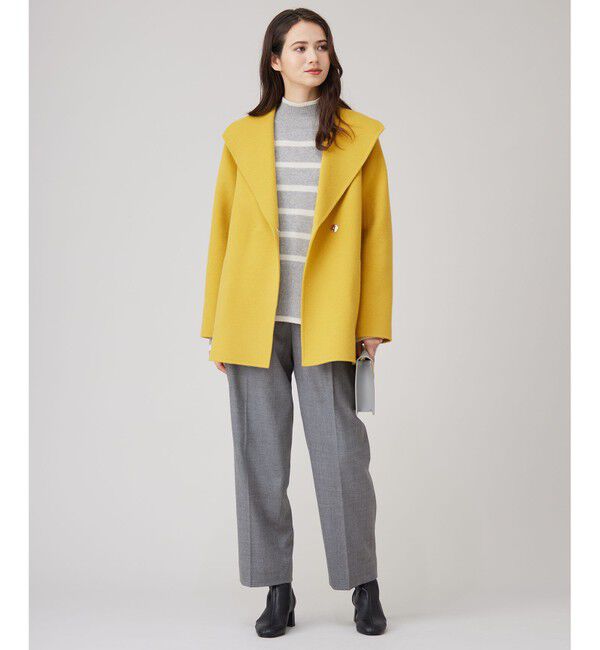 自由区「【WEB限定カラーあり・洗える】ウールカシミヤブレンドハイネック ニット」|ニット・セーター|