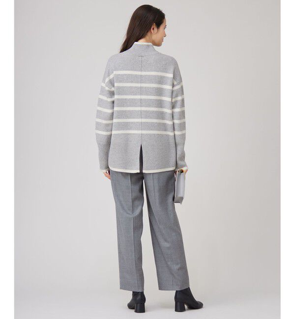 自由区「【WEB限定カラーあり・洗える】ウールカシミヤブレンドハイネック ニット」|ニット・セーター|