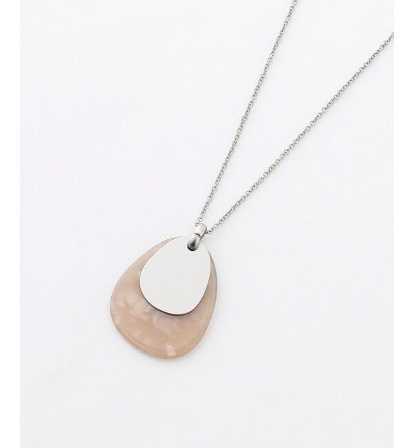 自由区「【SHIHOさん着用・ワンポイントアイテム】オーバルアセチメタル ネックレス」|ネックレス|ﾏｯﾄｼﾙﾊ