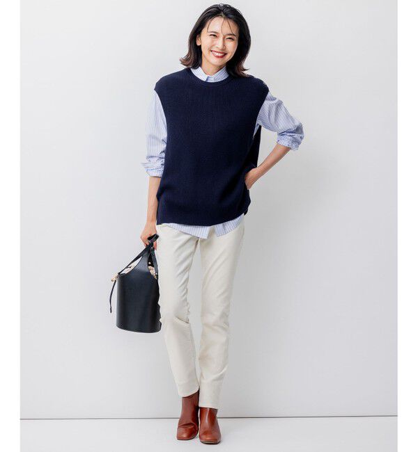 23区「【洗える】CANCLINI ベーシック シャツ」|シャツ・ブラウス|