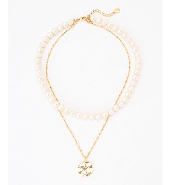 23区「2WAY パール コイン ネックレス」|ネックレス|