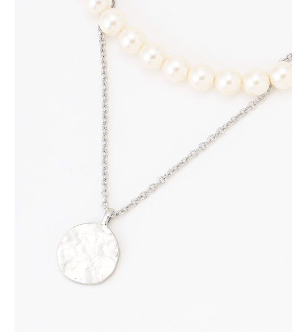 23区「2WAY パール コイン ネックレス」|ネックレス|