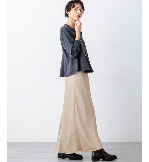 23区「【SLOW/一部店舗限定】好評につき追加生産！ハイゲージテリー スウェット デザイン カットソー」|Tシャツ・カットソー|