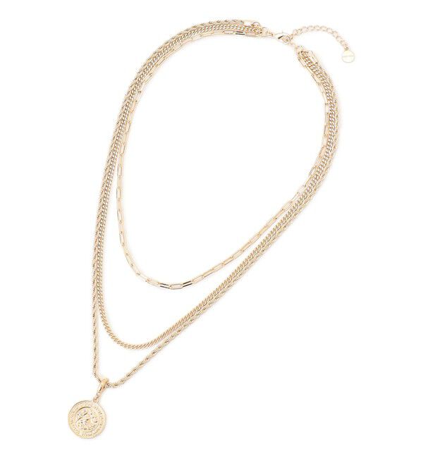 23区「3連チェーン コイン ネックレス」|ネックレス|