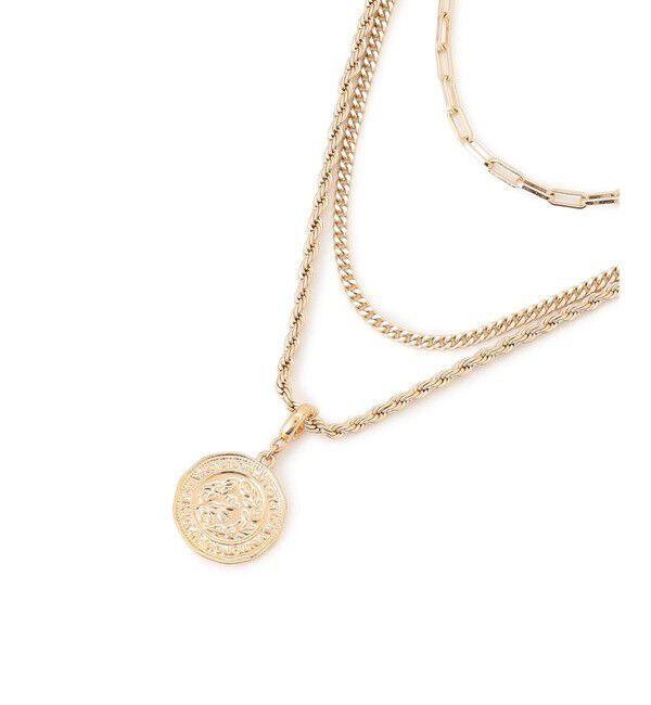 23区「3連チェーン コイン ネックレス」|ネックレス|