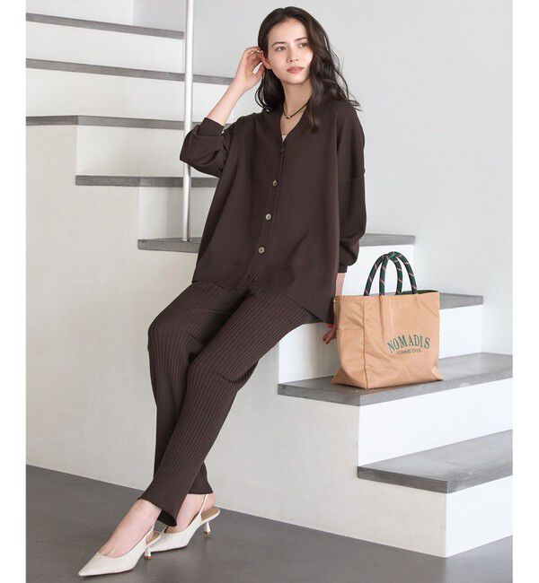 23区「【SLOW/一部店舗限定】コットンポリエステル カーディガン」|カーディガン|