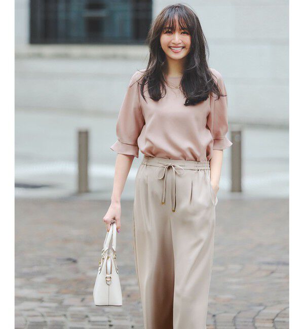 ANY SIS「【洗える】イージードロスト ワイドパンツ」|その他|