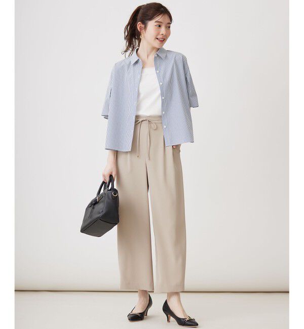 ANY SIS「【洗える】イージードロスト ワイドパンツ」|その他|