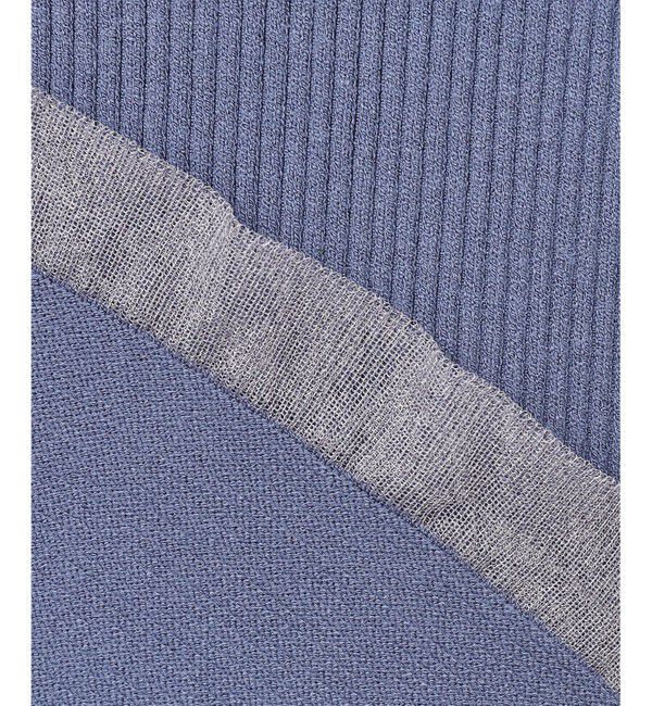 ANY SIS「シアーフリルペプラム ニット」|ニット・セーター|