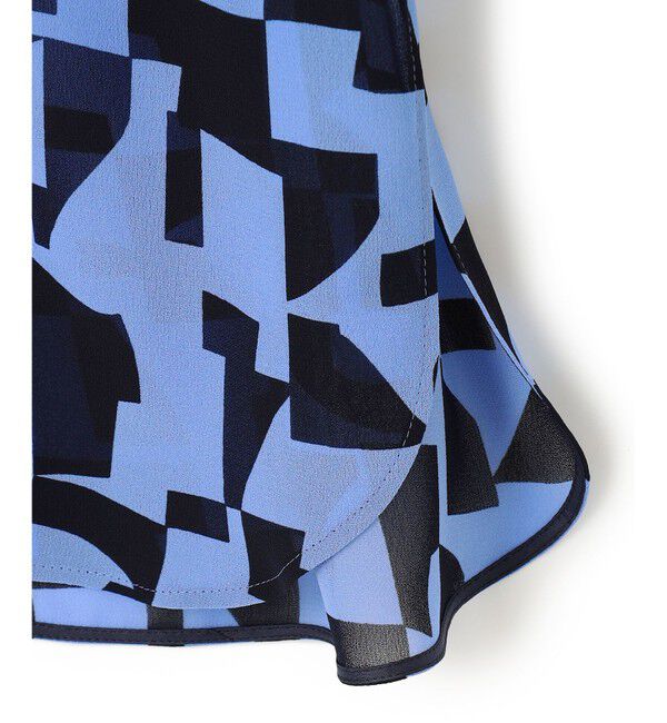 BEIGE,「LUCIE / ノーカラーブラウス」|シャツ・ブラウス|