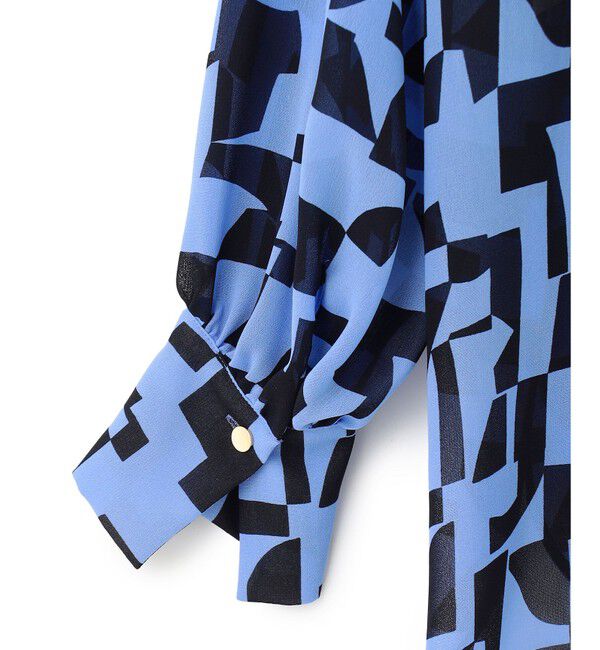 BEIGE,「LUCIE / ノーカラーブラウス」|シャツ・ブラウス|