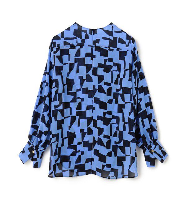 BEIGE,「LUCIE / ノーカラーブラウス」|シャツ・ブラウス|