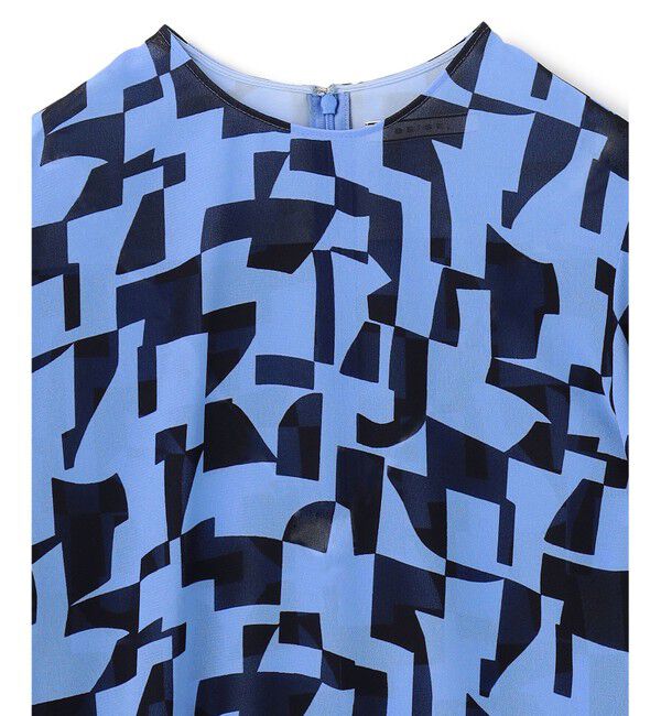 BEIGE,「LUCIE / ノーカラーブラウス」|シャツ・ブラウス|