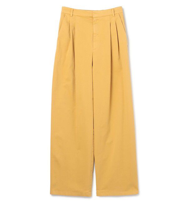 BEIGE,「【洗える・Oggi 11月号掲載】HAMLIN / コットンストレッチ2タックワイドパンツ」|その他|