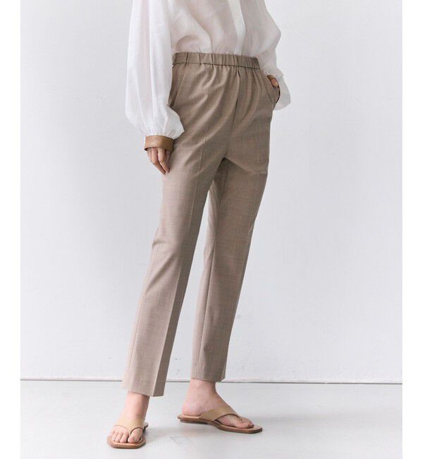 BEIGE,「【VERY掲載】CELEST / ウエストゴム イージーストレートパンツ」|その他|Taupe