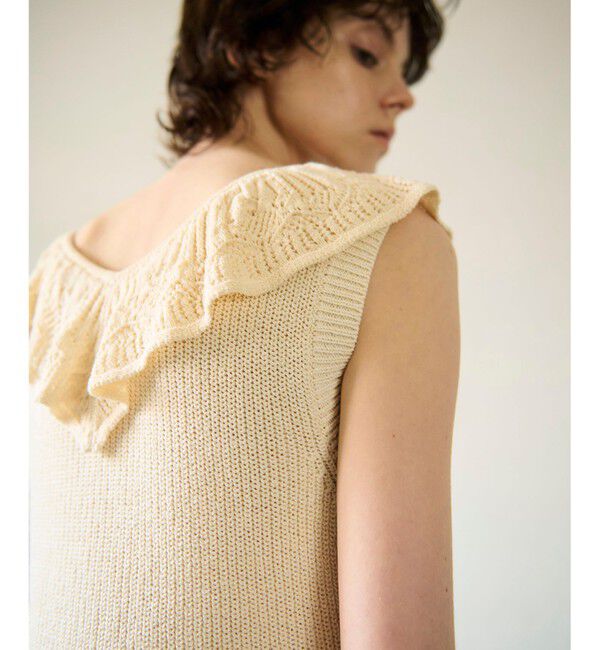 GRACE CONTINENTAL「ミックスフリルニットトップ」|その他|