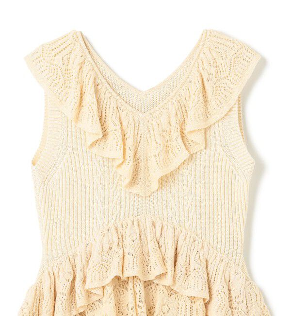 GRACE CONTINENTAL「ミックスフリルニットトップ」|その他|