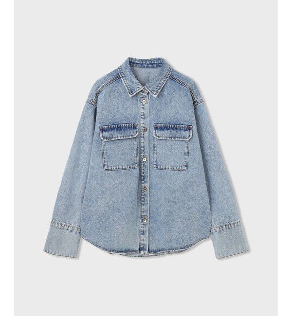 GRACE CONTINENTAL「スタッズデニムシャツ」|シャツ・ブラウス|