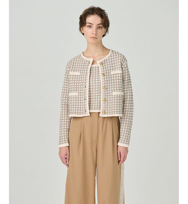 Diagram「ツイードニットカーディガン」|カーディガン|キナリ