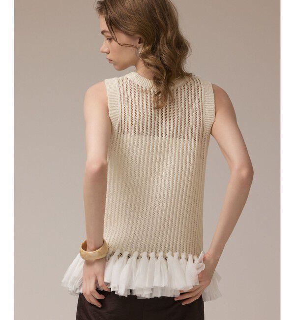 Diagram「チュールフリンジニットトップ」|Tシャツ・カットソー|キナリ