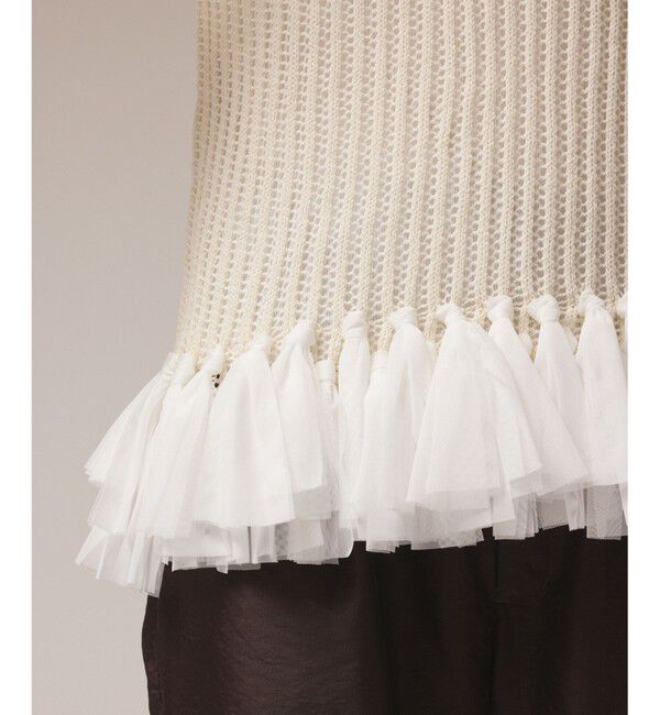 Diagram「チュールフリンジニットトップ」|Tシャツ・カットソー|