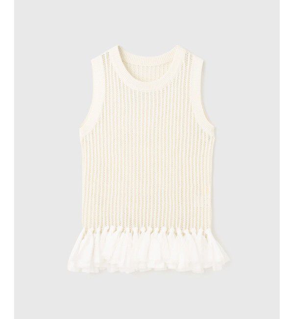 Diagram「チュールフリンジニットトップ」|Tシャツ・カットソー|