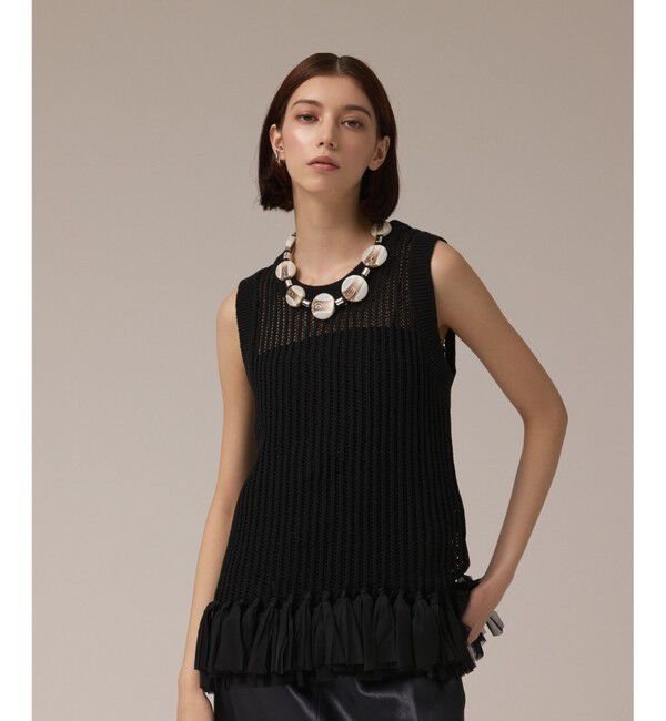 Diagram「チュールフリンジニットトップ」|Tシャツ・カットソー|