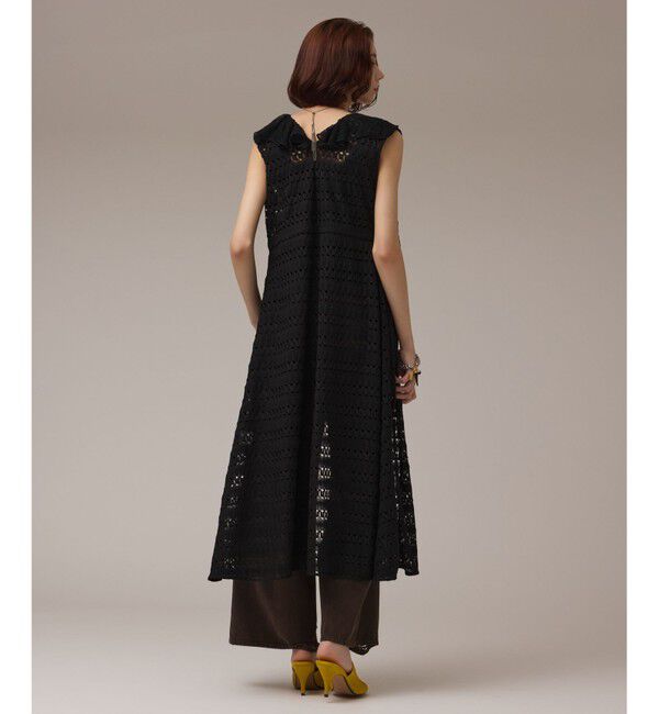 GRACE CONTINENTAL「レースロングカーディガン」|カーディガン|