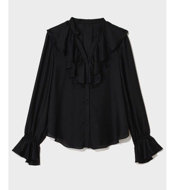 Grace Class「スキッパーラッフルブラウス」|シャツ・ブラウス|