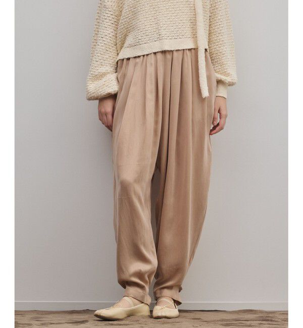 GRACE CONTINENTAL「フィブリルバルーンパンツ」|その他|ベージュ