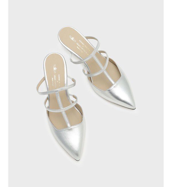  「CORSO ROMA ストラップミュール」|その他|シルバー