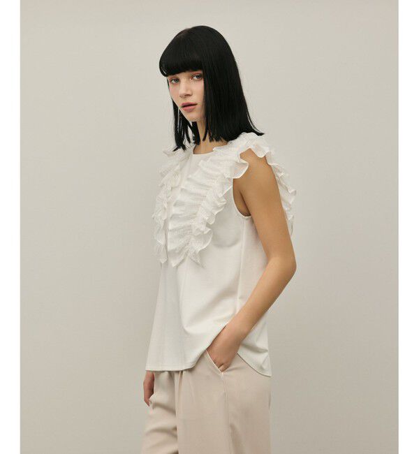 GRACE CONTINENTAL「フリル切替カットトップ」|その他|