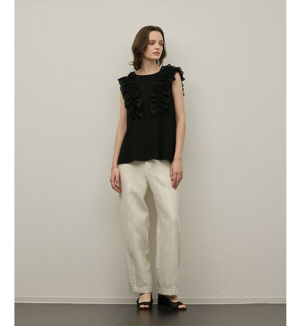 GRACE CONTINENTAL「フリル切替カットトップ」|その他|