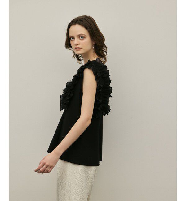 GRACE CONTINENTAL「フリル切替カットトップ」|その他|