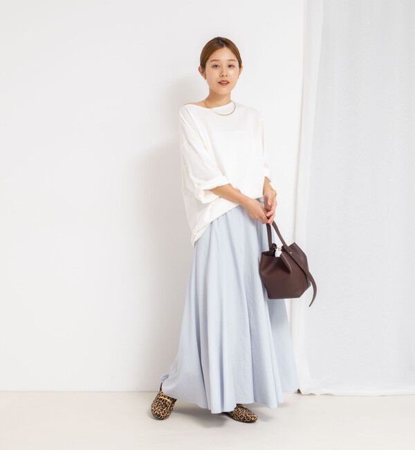 NOLLEY'S「【追加】【WEB＆一部店舗限定色あり】ウォッシャブルヴィンテージタフタマチ入りマキシスカート」|スカート|